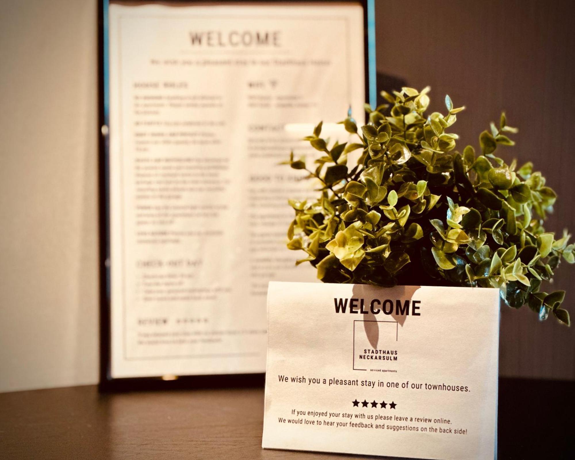 Stadthaus Neckarsulm Serviced Apartments - Stadthaus Heiner Buitenkant foto