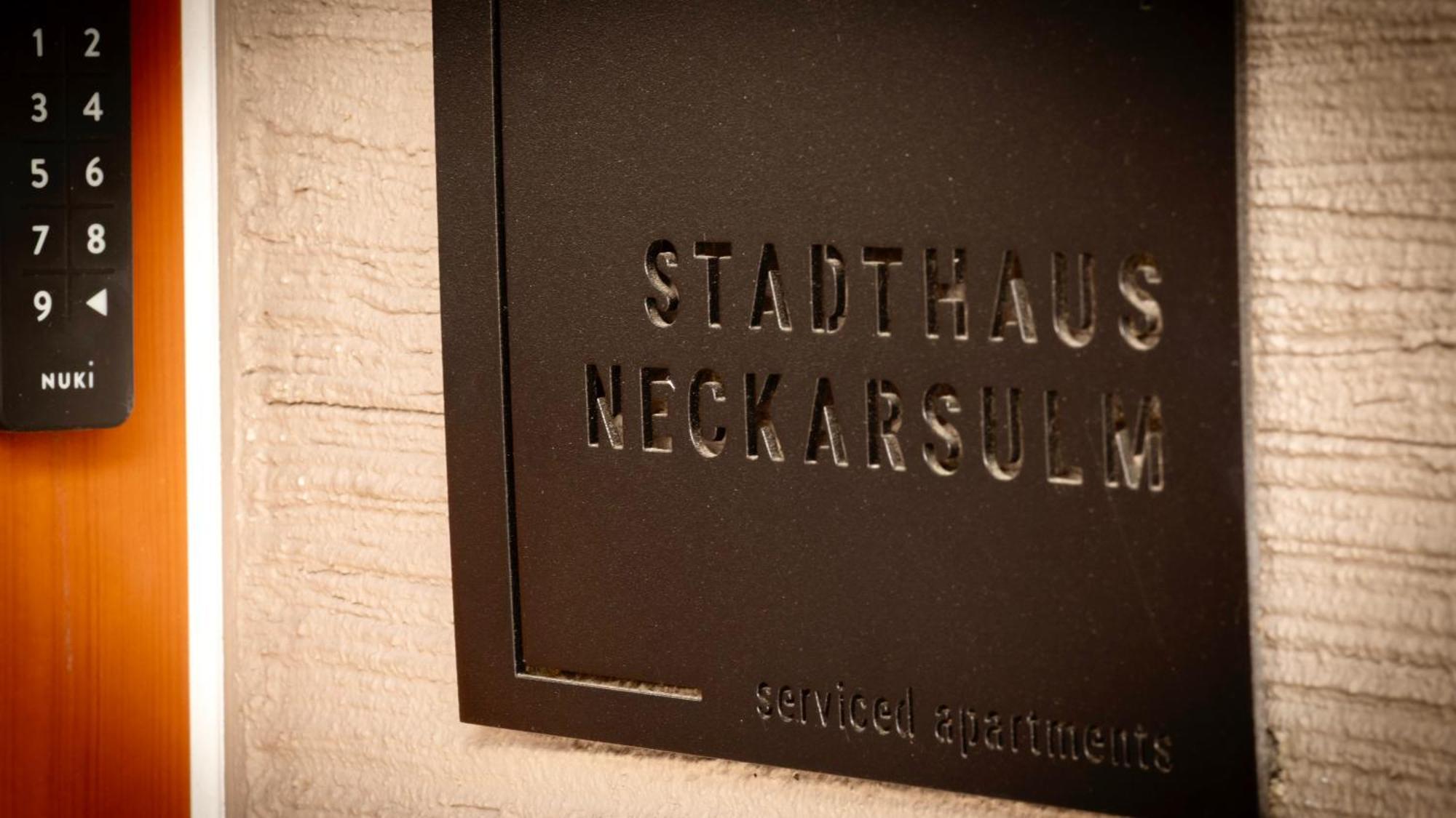 Stadthaus Neckarsulm Serviced Apartments - Stadthaus Heiner Buitenkant foto